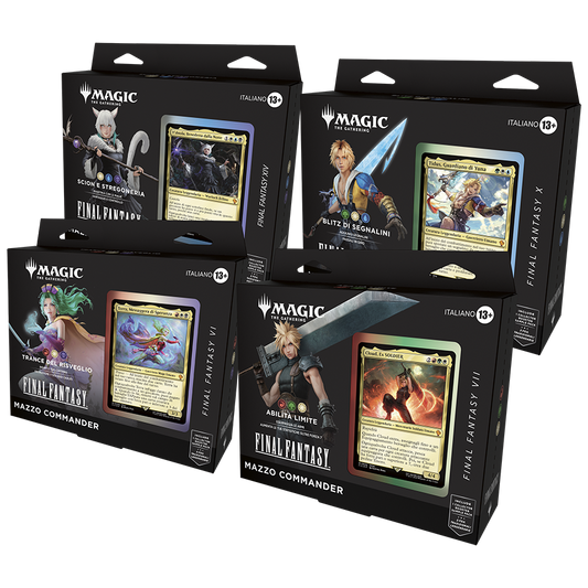 MTG - Final Fantasy Commander Display (4 Deck) - Eng